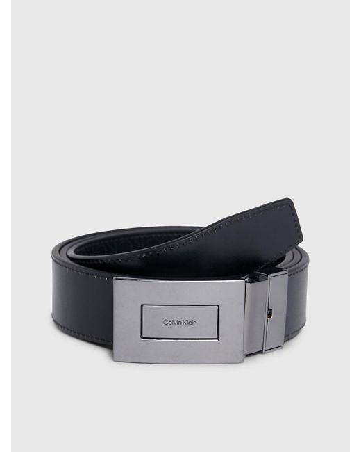 Calvin Klein Black Reversible Leather Belt for men