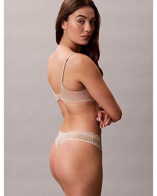 Calvin Klein 3-Pack Strings in het Gray
