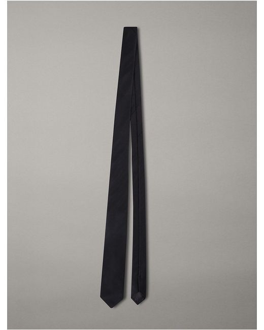 Calvin Klein White Unison Solid Tie for men