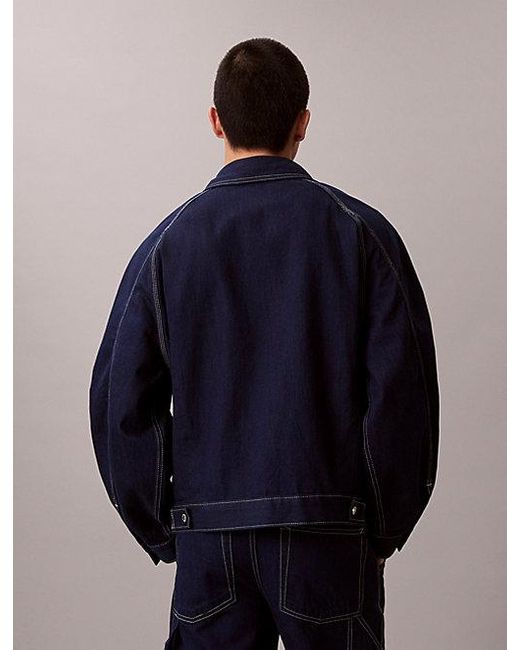 Calvin Klein Blue Denim Jackets for men