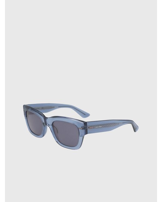 Calvin Klein Blue Rectangle Sunglasses Ck23509S for men