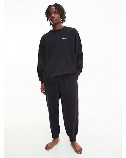 Calvin Klein Blue Lounge Sweatshirt for men