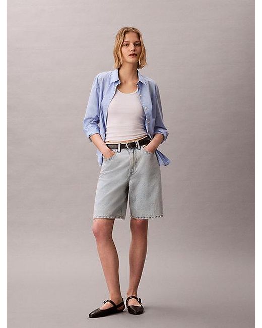 Calvin Klein Multicolor Jeans Denim Bermuda Shorts