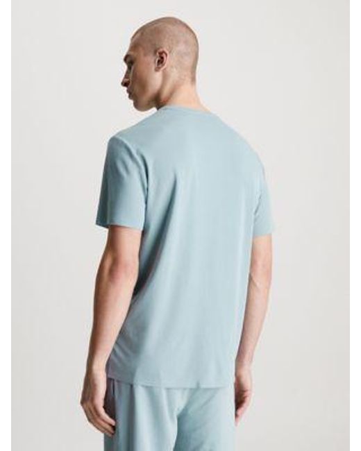 Camiseta de pijama - CK Black Calvin Klein de hombre de color Blue
