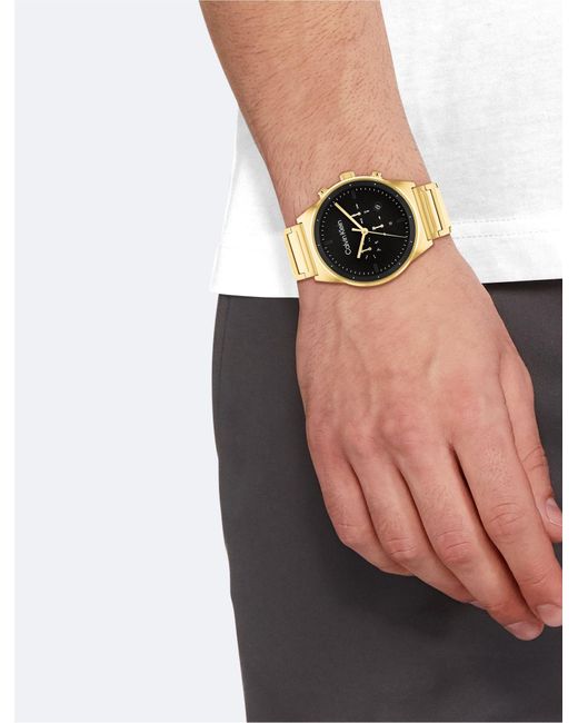Calvin Klein Metallic Impressive Minimal Bracelet Watch for men