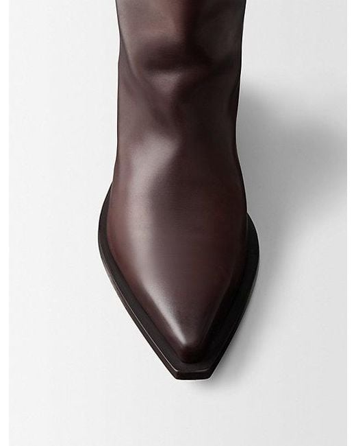 Calvin Klein White Cheer Boot
