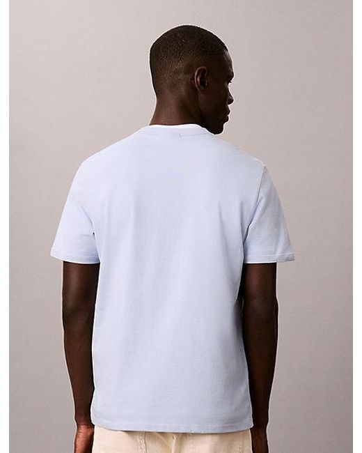 Calvin Klein White Jeans 2 Pack Cotton Monogram T-Shirts for men