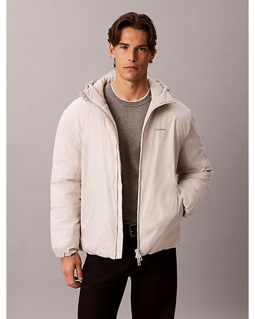 Calvin Klein Natural Ultra Light Padded Ripstop Jacket for men