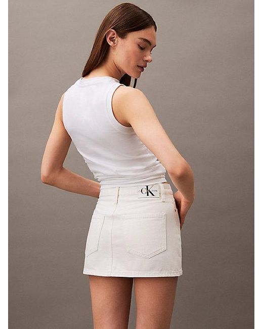 Calvin Klein Multicolor Mikro-Minirock Aus