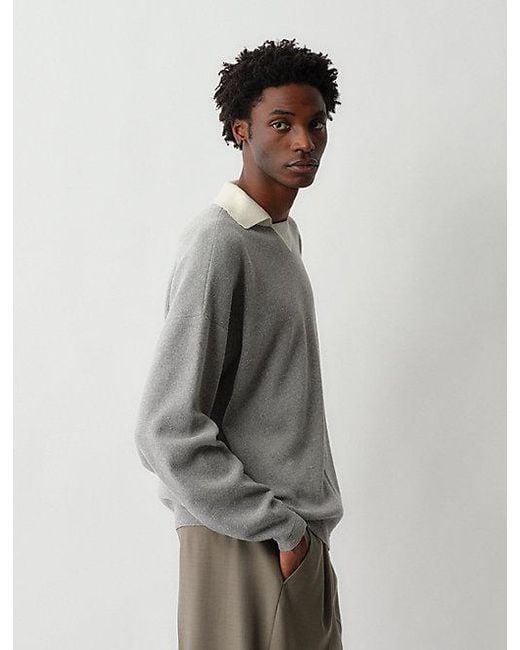 Calvin Klein Gray Desmond Sweater for men