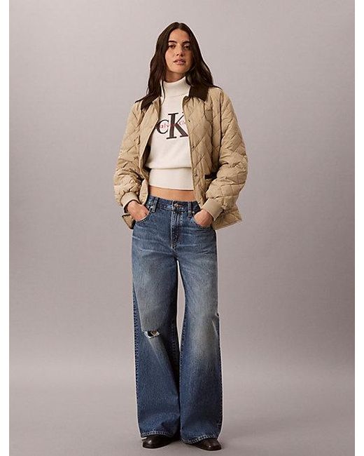 Calvin Klein Natural Jeans Quilted Liner Jacket