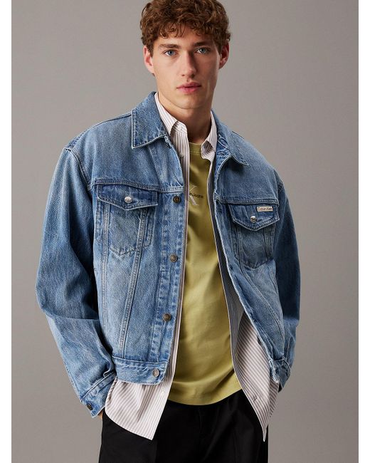 Calvin Klein Blue 90's Denim Jacket for men