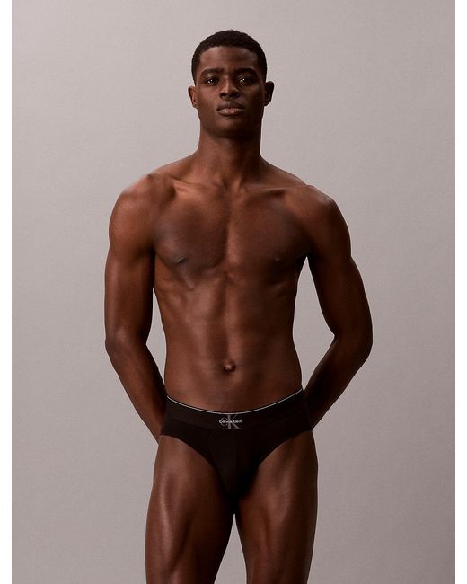 Calvin Klein Black 3 Pack Briefs for men