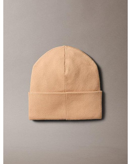 Calvin Klein Gray Emblem Logo Beanie