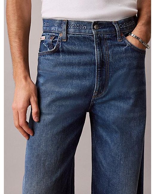 Calvin Klein Blue Jeans Baggy Jeans for men