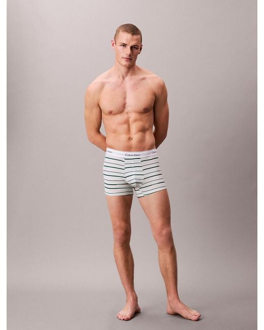 Calvin Klein Blue 3 Pack Trunks for men