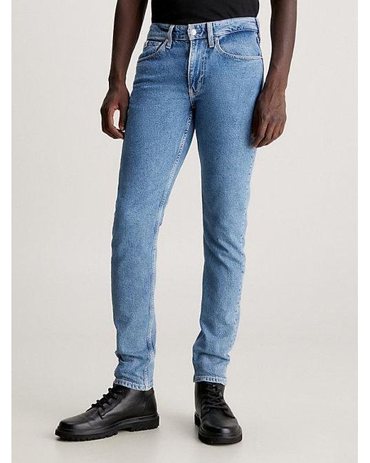 Calvin Klein Slim Tapered Jeans in Blue für Herren