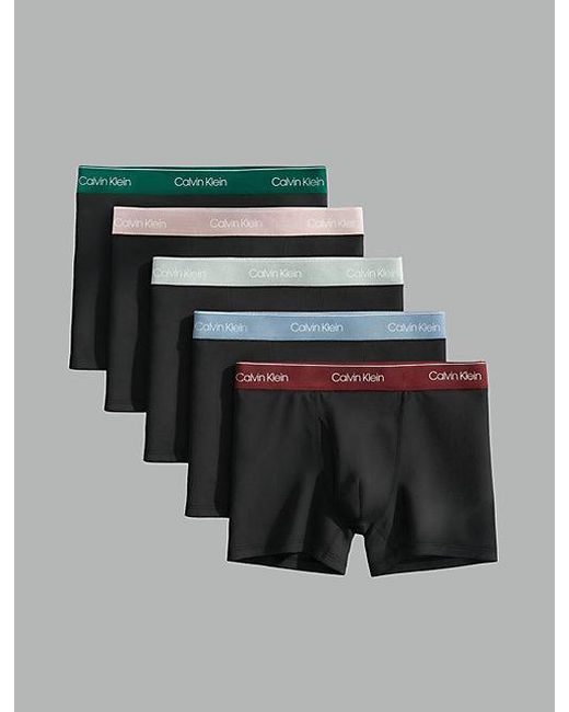 Calvin Klein 5-Pack Korte Boxers in het Gray voor heren