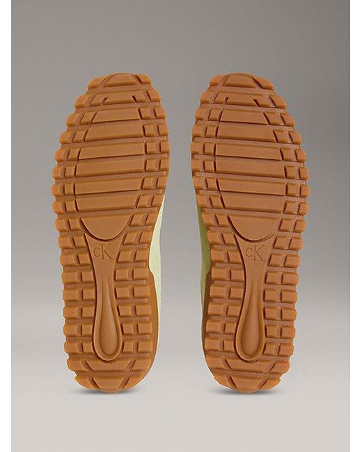 Calvin Klein Metallic Wildleder-Sneakers