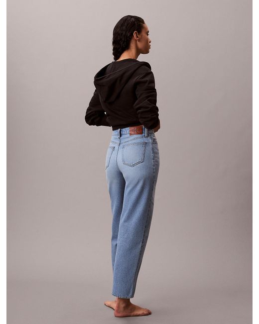 Calvin Klein Blue Barrel Fit Jeans