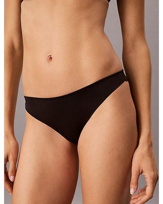 Calvin Klein Brown Bikini Briefs Eternal Stretch Lace