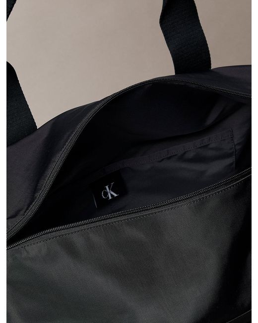 Sac Week-End En Nylon Avec Logo Emblématique Calvin Klein pour homme en coloris Gray