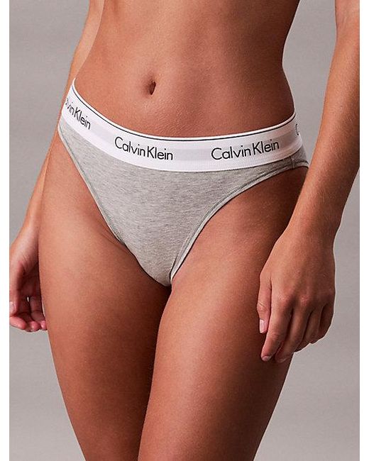 Calvin Klein Multicolor High Leg Bikini Briefs Icon Cotton Modal