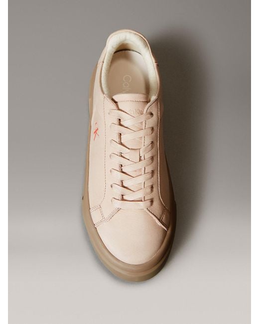 Baskets D'Hiver Chaudes À Plateformes En Cuir Calvin Klein en coloris Multicolor