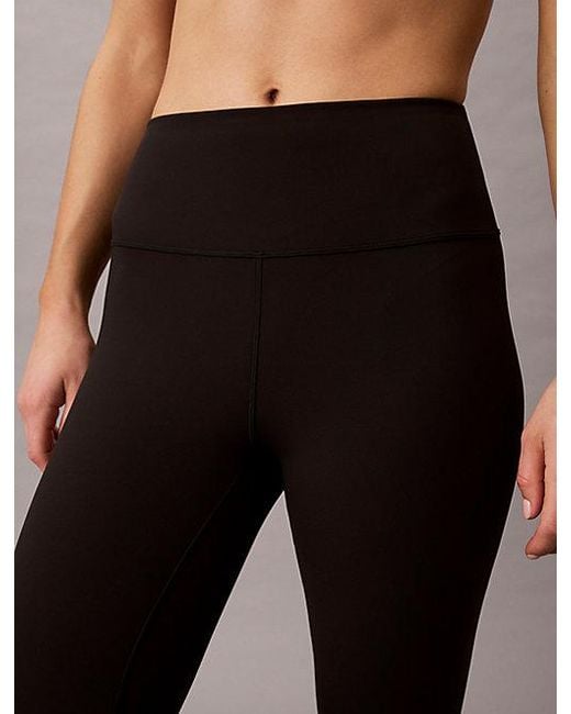Calvin Klein Black Sport Breathable High Rise Capri Leggings