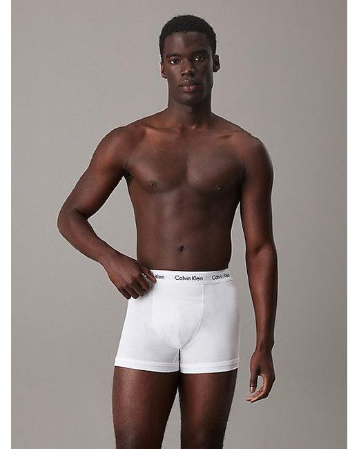 Calvin Klein 3-Pack Korte Boxers in het Blue voor heren