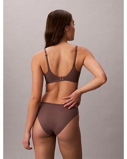 Calvin Klein Brown T-Shirt Bra Perfectly Fit