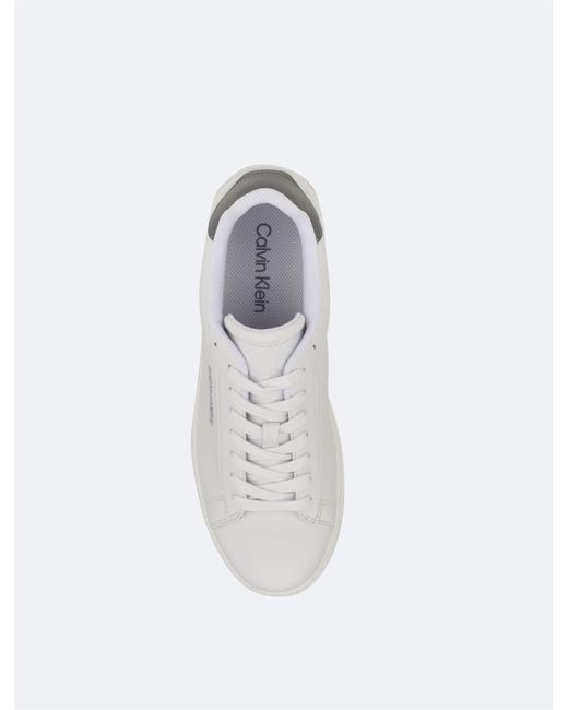 Calvin Klein White Men's Horaldo Low Top Sneaker for men