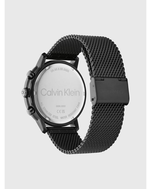 Calvin Klein Green Multifunction Mesh Bracelet Watch for men