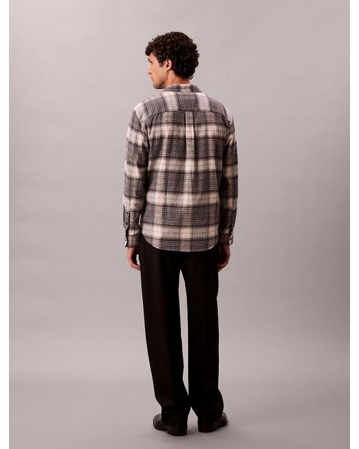 Camicia Button-Down di Calvin Klein in Black da Uomo