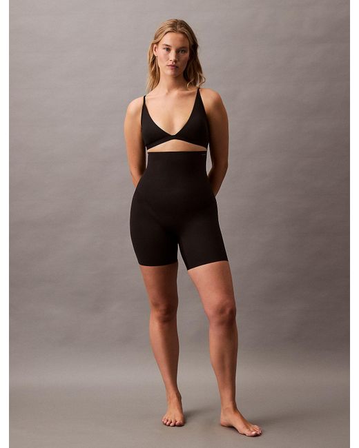 Calvin Klein Brown High Waisted Shapewear Shorts