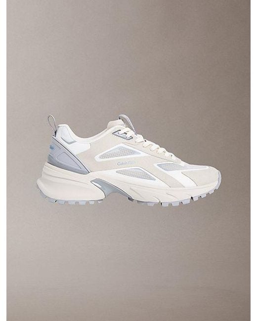 Calvin Klein Gray Trailblazer — Ripstop Runner Trainers