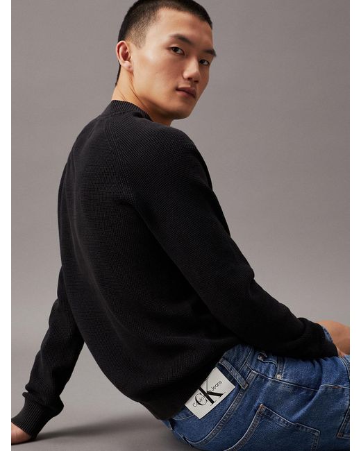 Calvin Klein Blue 90's Loose Denim Cargo Shorts for men