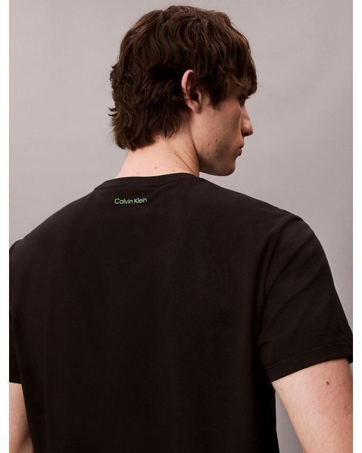 Calvin Klein Black All Graphic Relaxed T-Shirt for men