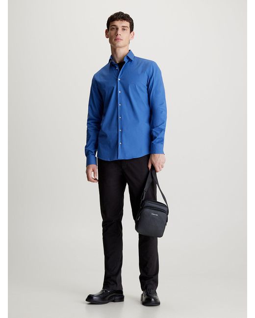Calvin Klein Blue Reporter Bag for men