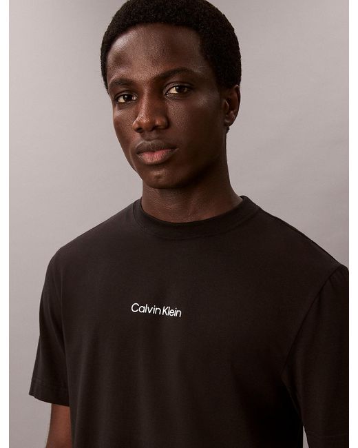 Calvin Klein Brown Breathable Quick Dry Gym T-Shirt for men