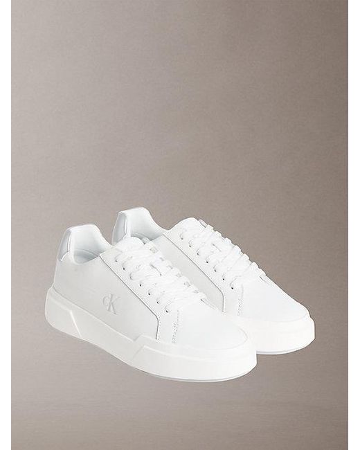 Calvin Klein Multicolor Leather Tab Chunky Trainers