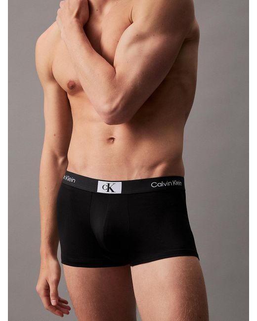 Lot de 3 boxers taille basse - CK96 Calvin Klein pour homme en coloris Black