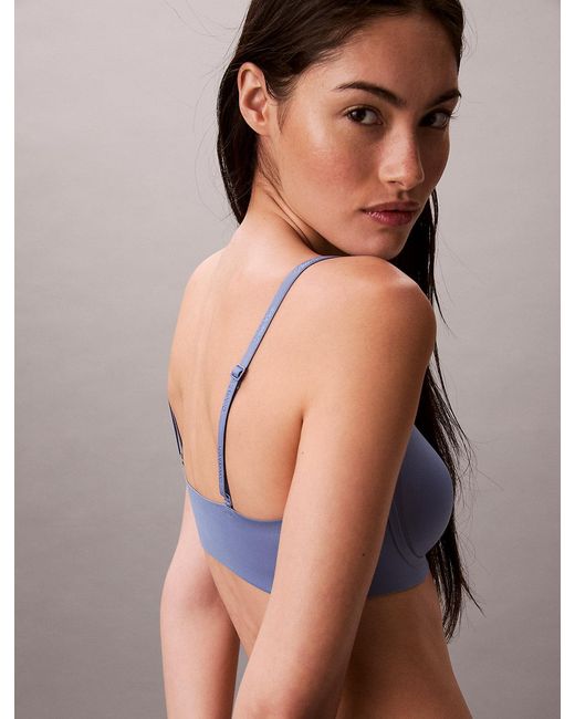 Calvin Klein Blue Lightly Lined Bralette