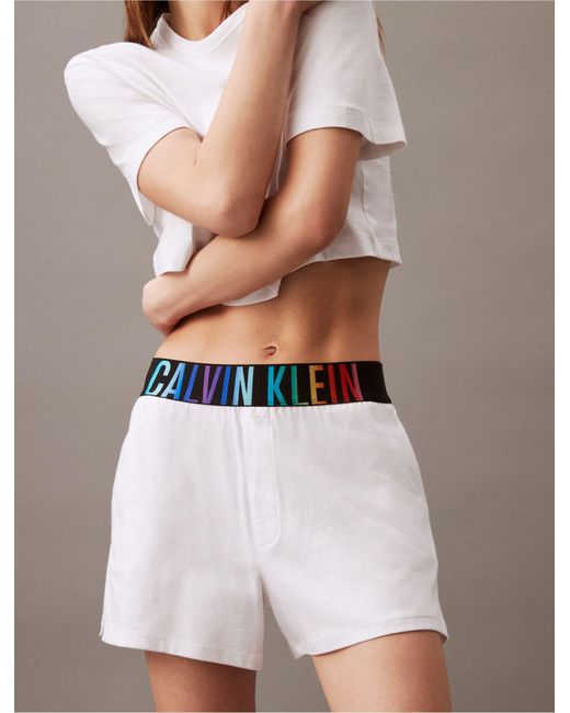Calvin Klein Multicolor Intense Power Pride Lounge Sleep Shorts