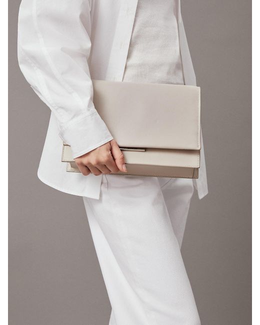 Calvin Klein Gray Shoulder Bag