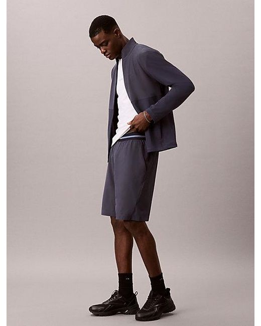 Calvin Klein Multicolor Sport Water Repellent Performance Gym Shorts for men