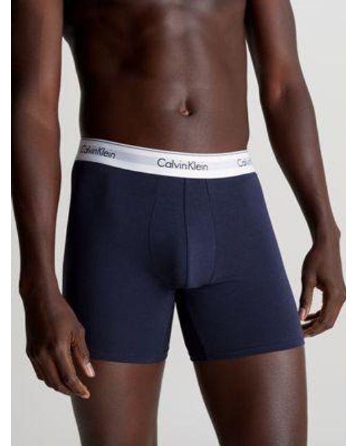 Calvin Klein 5er-Pack Boxershorts - Modern Cotton in Blue für Herren