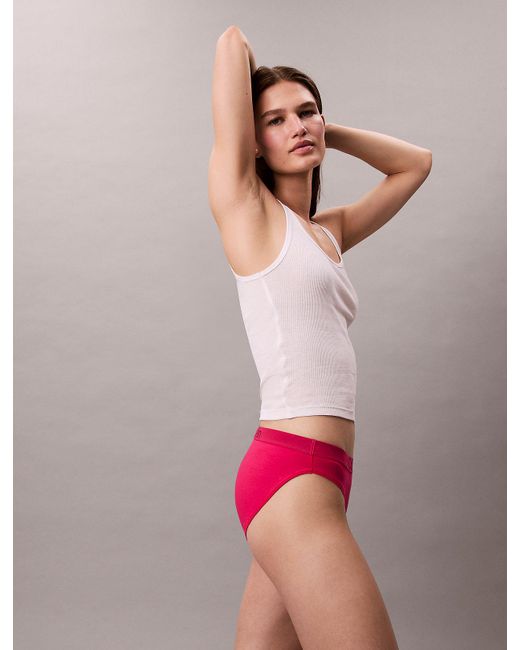 Culotte Calvin Klein en coloris Red