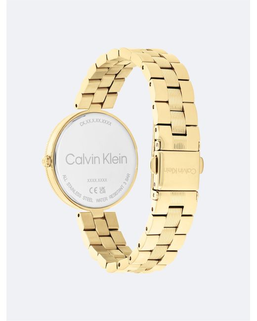 Calvin Klein Metallic Minimal Link Bracelet Watch