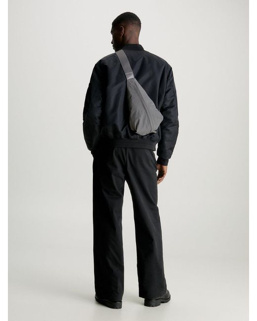 Calvin Klein White Crossbody Sling Bag for men